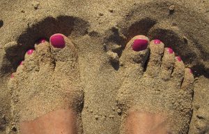 Füße im Sand